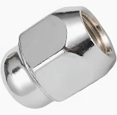 TUERCA  RUEDA  GORRO        M-12 X 1.25     HEX.21     CROMADA