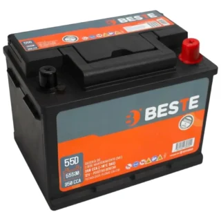 BATERIA  12V  55A   350 CCA    ( - + )