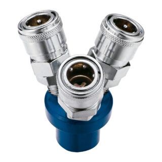 ACOPLE  RAPIDO   3 SALIDAS HEMBRA 1/4 NPT